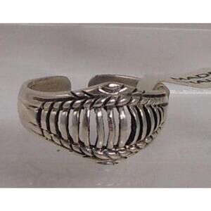 Vintage Sterling Silver Dome Toe Ring - Handcrafted Thailand, NOS, 925 Silver